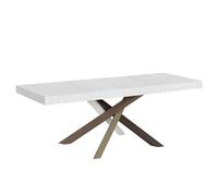 Itamoby Mesa extensible 180/440x90 cm Volantis Premium blanco fresno patas multicolor 4/C