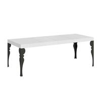 Itamoby Mesa extensible 200/304 x 90 cm Paxon Premium blanco fresno patas antracita