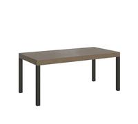 Itamoby Mesa extensible 200/460 x 90 cm Everyday Premium gris con patas antracita