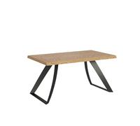 Itamoby Mesa extensible 90 x 160/210 cm Tabira cortezado roble patas antracita