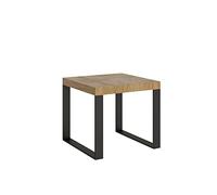 Itamoby, Mesa Tecno extensible roble natural 90 x 90 cm alargada 246