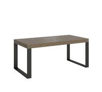 Itamoby Tecno - Mesa extensible (200/304x90 cm), color gris