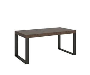Itamoby Tecno Premium - Mesa extensible (200/460 x 90 cm), color nogal