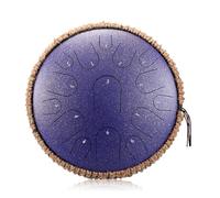 Itanium - Tambor de lengua de acero, pandereta de percusión vacía, instrumento musical, profesión, 15 notas, 13 pulgadas, tonos D (morado galaxia)