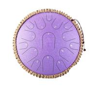 Itanium - Tambor de lengua de acero, pandereta de percusión vacía, instrumento musical, profesión, 15 notas, 13 pulgadas, tono D (lavanda)