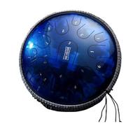 Itanium - Tambor de lengua de acero, pandereta de percusión vacía, instrumento musical profesional, 15 notas, 13 pulgadas, tono D (azul zafiro)