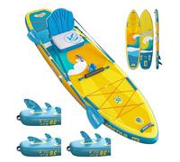 iTAOSTAR W01AP - tabla de remo súper ancha de 36 pulgadas, tabla inflable más divertida con 5 aletas para un mejor equilibrio, de pie con accesorios de SUP de primera calidad