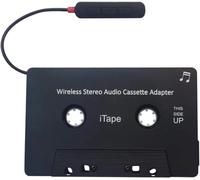 iTape Cassette Adaptador Coche Bluetooth Trabajo Mientras se Carga Soporte Bluetooth V4.1 + EDR Receptor Audio estéreo Adaptador para Coche