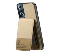 iTape Funda de sarga para teléfono OPPO Realme C65 4G, carcasa 2 en 1 suave al tacto, RFID, ranura para tarjeta de crédito, a prueba de golpes y caídas