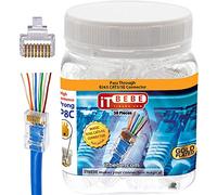 itbebe.com Gold Plated EZ RJ45 Cat5/5E Connector, 50 Piece