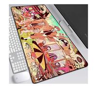 ITBT Alfombrilla de ratón Bungo Stray Dogs Anime Extended XXL, Alfombrilla de ratón Speed Gaming, Alfombrilla de ratón Grande Anime de 800x300 mm con Base de Goma Antideslizante, para PC, A