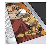 ITBT Alfombrilla de ratón Fullmetal Alchemist Speed Gaming, Alfombrilla de ratón XXL Anime, 800x300 mm, Alfombrilla Extra Grande con Base de Goma Antideslizante, para computadora, D