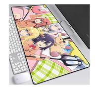ITBT Alfombrilla de ratón Gabriel Dropout Speed Gaming, Alfombrilla de ratón XXL Anime, 800x300 mm, Alfombrilla Extra Grande con Base de Goma Antideslizante, para computadora PC, B