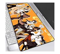 ITBT Alfombrilla de ratón Speed Gaming Bungo Stray Dogs, Alfombrilla de ratón XXL Anime, 800x300 mm, Alfombrilla Extra Grande con Base de Goma Antideslizante, para computadora PC, F