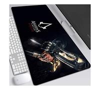 ITBT Assassin'S Creed Alfombrilla Raton Anime Gaming Mouse Pad XXL 800x300x3 mm,Impermeable con 3mm Base de Goma Antideslizante,Special-Textured Superficie para Ordenador, PC y Laptop, U