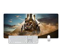 ITBT Assassin'S Creed XXL Anime Alfombrilla para ratón 900 x 400 mm - Speed Gaming Mousepad - Mouse Pad para Ordenador - 3mm Goma Antideslizante, para Gamers Ordenador, PC y Laptop, F