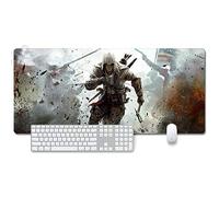 ITBT Assassin'S Creed XXL Anime Alfombrilla para ratón 900 x 400 mm - Speed Gaming Mousepad - Mouse Pad para Ordenador - 3mm Goma Antideslizante, para Gamers Ordenador, PC y Laptop, W