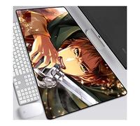 ITBT Attack on Titan Alfombrilla Raton Anime Gaming Mouse Pad XXL 900x400x3 mm,Impermeable con 3mm Base de Goma Antideslizante,Special-Textured Superficie para Ordenador, PC y Laptop, E