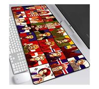 ITBT Axis Powers XXL Anime Alfombrilla para ratón 900 x 400 mm - Speed Gaming Mousepad - Mouse Pad para Ordenador - 3mm Goma Antideslizante, para Gamers Ordenador, PC y Laptop, D