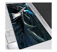 ITBT Black Rock Shooter Alfombrilla Raton Anime Gaming Mouse Pad XXL 900x400x3 mm,Impermeable con 3mm Base de Goma Antideslizante,Special-Textured Superficie para Ordenador, PC y Laptop, C