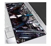 ITBT Black Rock Shooter XL Anime Alfombrilla para ratón 700 x 300 mm - Speed Gaming Mousepad - Mouse Pad para Ordenador - 3mm Goma Antideslizante, para Gamers Ordenador, PC y Laptop,E