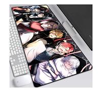 ITBT Bungo Stray Dogs Alfombrilla Raton Anime Gaming Mouse Pad XL 700x300x3 mm,Impermeable con 3mm Base de Goma Antideslizante,Special-Textured Superficie para Ordenador, PC y Laptop,A