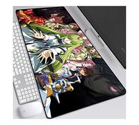 ITBT Code Geass Alfombrilla de ratón Anime de 800x300 mm, Alfombrillas para Mouse con Teclado, Alfombrilla de ratón para Juegos Profesional XXL Grande con Base de Goma de 3 mm de Grosor, para PC, D