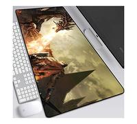 ITBT Dark Souls Anime Alfombrillas de Ratón - Gaming Mousepad 800x300mm, 3mm Base de Goma Antideslizante, Superfície con Textura Especial, Compatible con ratón láser y óptico, para PC y Laptop, A