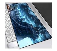 ITBT Dark Souls XL Anime Alfombrilla para ratón 700 x 300 mm - Speed Gaming Mousepad - Mouse Pad para Ordenador - 3mm Goma Antideslizante, para Gamers Ordenador, PC y Laptop,E