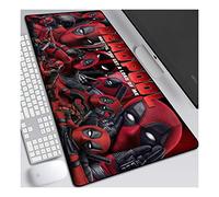 ITBT Deadpool XL Anime Alfombrilla para ratón 700 x 300 mm - Speed Gaming Mousepad - Mouse Pad para Ordenador - 3mm Goma Antideslizante, para Gamers Ordenador, PC y Laptop,D