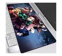 ITBT Demon Slayer XXL Anime Alfombrilla para ratón 800 x 300 mm - Speed Gaming Mousepad - Mouse Pad para Ordenador - 3mm Goma Antideslizante, para Gamers Ordenador, PC y Laptop, B