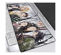 ITBT Demon Slayer XXL Anime Alfombrilla para ratón 900 x 400 mm - Speed Gaming Mousepad - Mouse Pad para Ordenador - 3mm Goma Antideslizante, para Gamers Ordenador, PC y Laptop,H