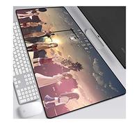 ITBT Dream Schoolgirl Alfombrilla Raton Anime Gaming Mouse Pad XXL 800x300x3 mm,Impermeable con 3mm Base de Goma Antideslizante,Special-Textured Superficie para Ordenador, PC y Laptop, D