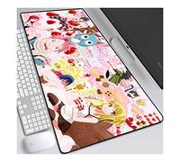 ITBT Fairy Tail Anime Alfombrillas de Ratón - Gaming Mousepad 800x300mm, 3mm Base de Goma Antideslizante, Superfície con Textura Especial, Compatible con ratón láser y óptico, para PC y Laptop, E