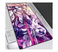ITBT Fate Grand Order Alfombrilla Raton Anime Gaming Mouse Pad XXL 800x300x3 mm,Impermeable con 3mm Base de Goma Antideslizante,Special-Textured Superficie para Ordenador, PC y Laptop, E