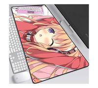 ITBT Gabriel Dropout Alfombrilla Raton Anime Gaming Mouse Pad XL 700x300x3 mm,Impermeable con 3mm Base de Goma Antideslizante,Special-Textured Superficie para Ordenador, PC y Laptop,F