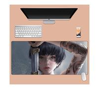 ITBT Ghost Blade Alfombrilla Raton Anime Gaming Mouse Pad XXL 900x400x3 mm,Impermeable con 3mm Base de Goma Antideslizante,Special-Textured Superficie para Ordenador, PC y Laptop, H