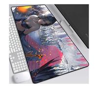 ITBT Ghost Blade Anime Alfombrillas de Ratón - Gaming Mousepad 800x300mm, 3mm Base de Goma Antideslizante, Superfície con Textura Especial, Compatible con ratón láser y óptico, para PC y Laptop, E