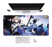 ITBT Honkai Impact 3rd. Alfombrilla Raton Anime Gaming Mouse Pad XXL 900x400x3 mm,Impermeable con 3mm Base de Goma Antideslizante,Special-Textured Superficie para Ordenador, PC y Laptop, P