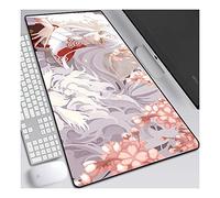 ITBT Inuyasha Alfombrilla Raton Anime Gaming Mouse Pad XL 700x300x3 mm,Impermeable con 3mm Base de Goma Antideslizante,Special-Textured Superficie para Ordenador, PC y Laptop,A