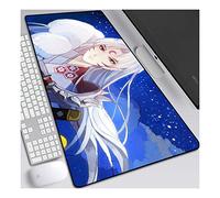 ITBT Inuyasha Alfombrilla Raton Anime Gaming Mouse Pad XL 700x300x3 mm,Impermeable con 3mm Base de Goma Antideslizante,Special-Textured Superficie para Ordenador, PC y Laptop,F
