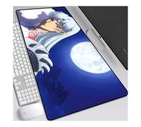 ITBT Inuyasha Alfombrilla Raton Anime Gaming Mouse Pad XXL 900x400x3 mm,Impermeable con 3mm Base de Goma Antideslizante,Special-Textured Superficie para Ordenador, PC y Laptop,B