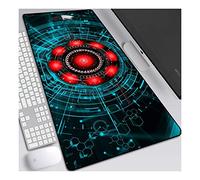 ITBT Iron Man Alfombrilla Raton Anime Gaming Mouse Pad XXL 900x400x3 mm,Impermeable con 3mm Base de Goma Antideslizante,Special-Textured Superficie para Ordenador, PC y Laptop, D