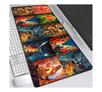 ITBT King of The Monsters Alfombrilla Raton Anime Gaming Mouse Pad XXL 800x300x3 mm,Impermeable con 3mm Base de Goma Antideslizante,Special-Textured Superficie para Ordenador, PC y Laptop, H