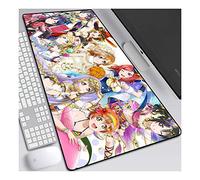 ITBT LoveLive Alfombrilla Raton Anime Gaming Mouse Pad XXL 900x400x3 mm,Impermeable con 3mm Base de Goma Antideslizante,Special-Textured Superficie para Ordenador, PC y Laptop, G