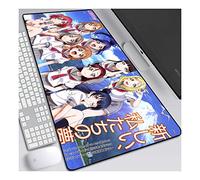ITBT LoveLive XXL Anime Alfombrilla para ratón 900 x 400 mm - Speed Gaming Mousepad - Mouse Pad para Ordenador - 3mm Goma Antideslizante, para Gamers Ordenador, PC y Laptop, F