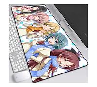 ITBT Mahou Shoujo Alfombrilla Raton Anime Gaming Mouse Pad XL 700x300x3 mm,Impermeable con 3mm Base de Goma Antideslizante,Special-Textured Superficie para Ordenador, PC y Laptop,E