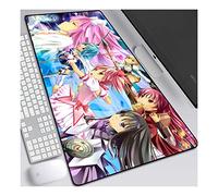 ITBT Mahou Shoujo Anime Alfombrillas de Ratón - Gaming Mousepad 700x300mm, 3mm Base de Goma Antideslizante, Superfície con Textura Especial, Compatible con ratón láser y óptico, para PC y Laptop,E