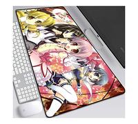ITBT Mahou Shoujo Anime Alfombrillas de Ratón - Gaming Mousepad 700x300mm, 3mm Base de Goma Antideslizante, Superfície con Textura Especial, Compatible con ratón láser y óptico, para PC y Laptop,B