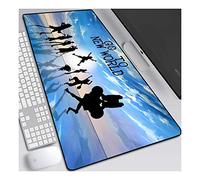 ITBT One Piece XXL Anime Alfombrilla para ratón 800 x 300 mm - Speed Gaming Mousepad - Mouse Pad para Ordenador - 3mm Goma Antideslizante, para Gamers Ordenador, PC y Laptop, A